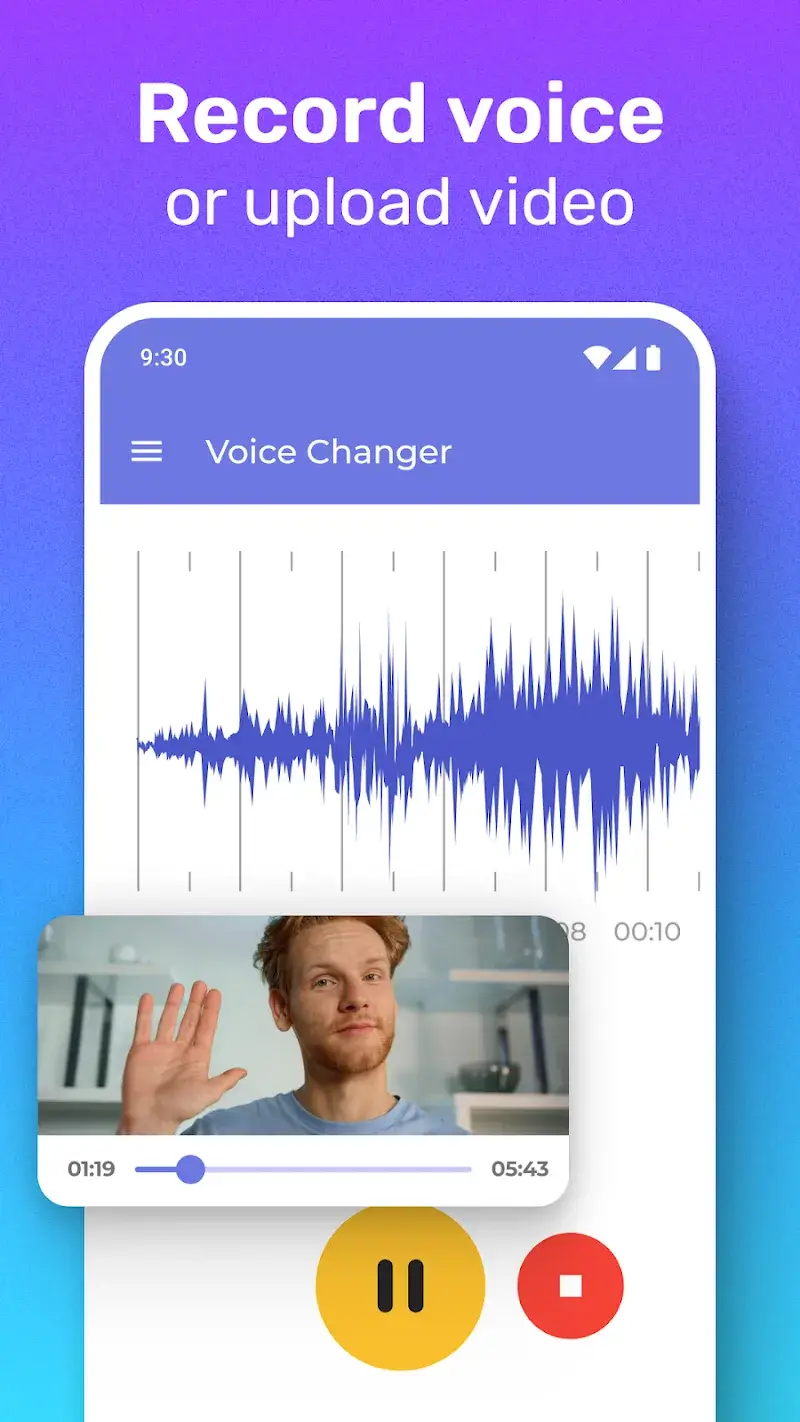 Ảnh chụp màn hình Video Voice Changer Pro 3