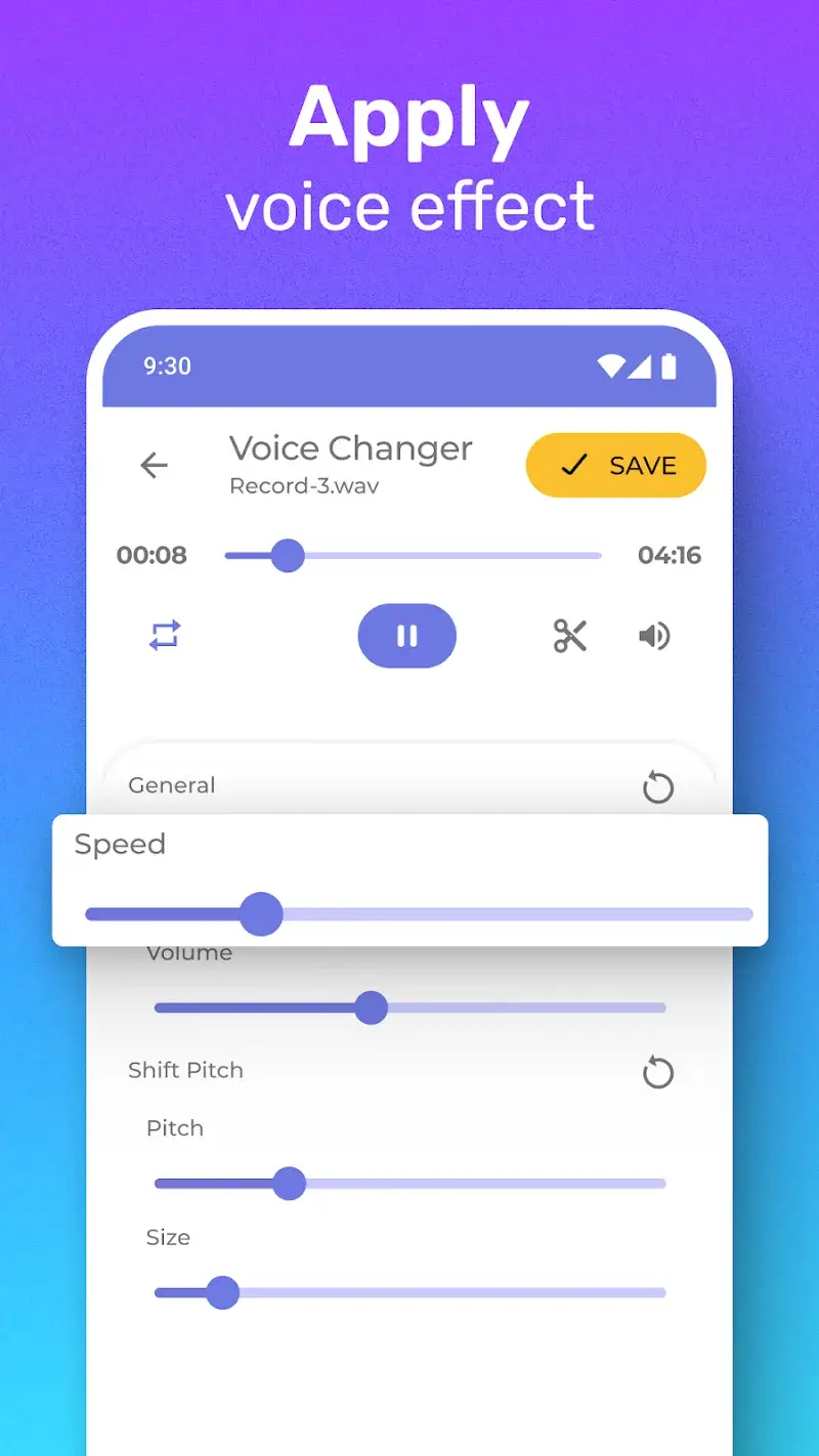 Ảnh chụp màn hình Video Voice Changer Pro 4