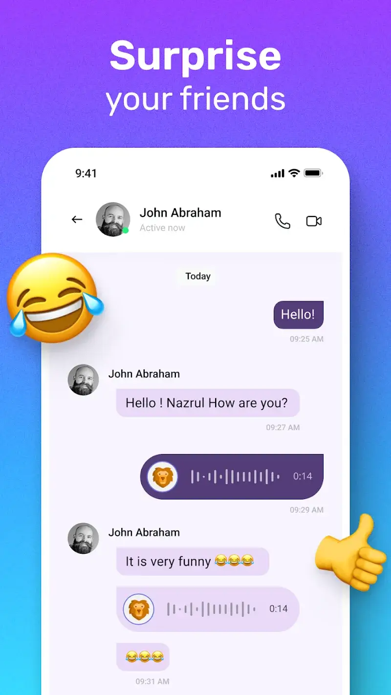 Ảnh chụp màn hình Video Voice Changer Pro 6