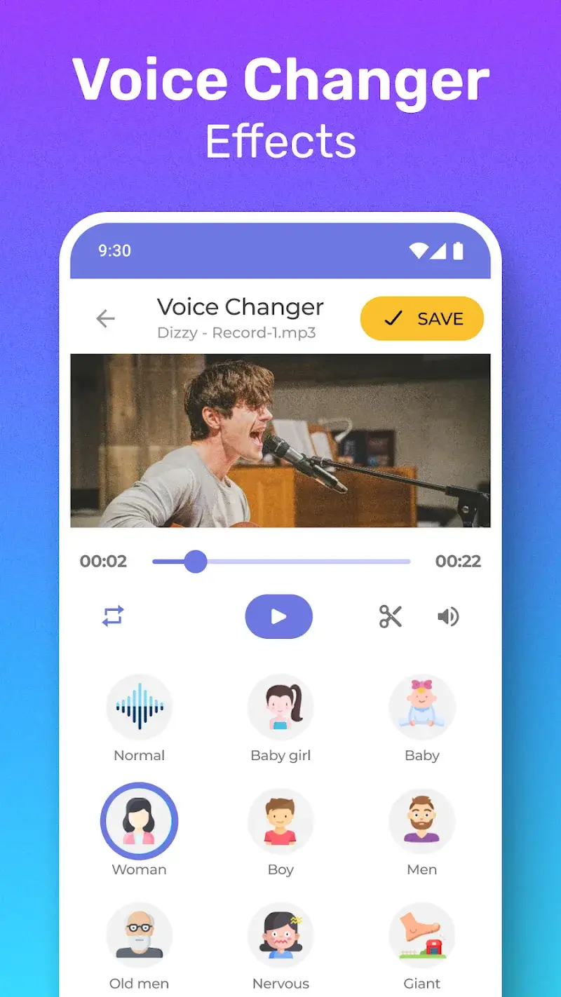 Ảnh chụp màn hình Video Voice Changer Pro 1
