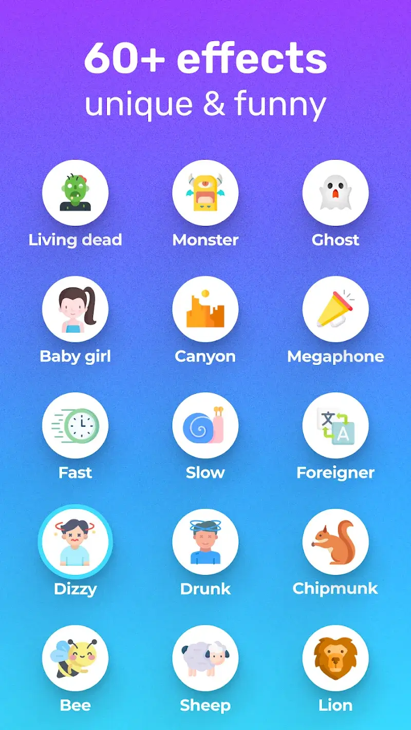 Ảnh chụp màn hình Video Voice Changer Pro 2