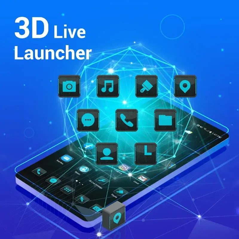 3D Launcher 스크린샷 1