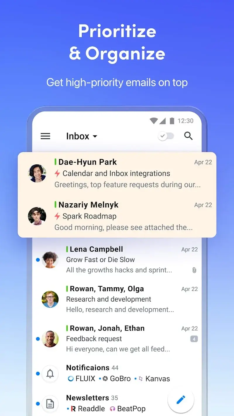 Spark Mail ekran görüntüsü 4