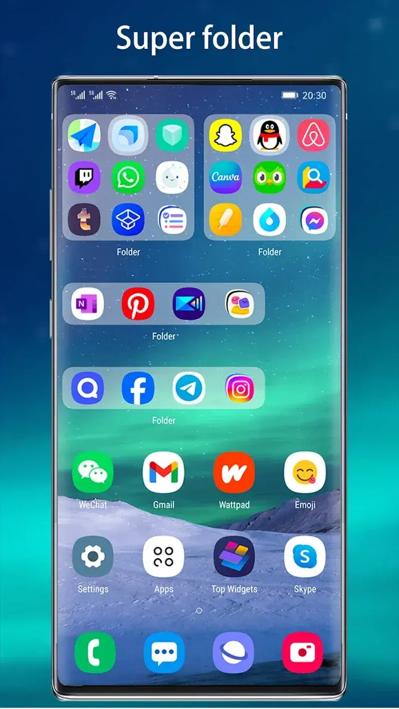 Cool Note20 Launcher screenshot 4