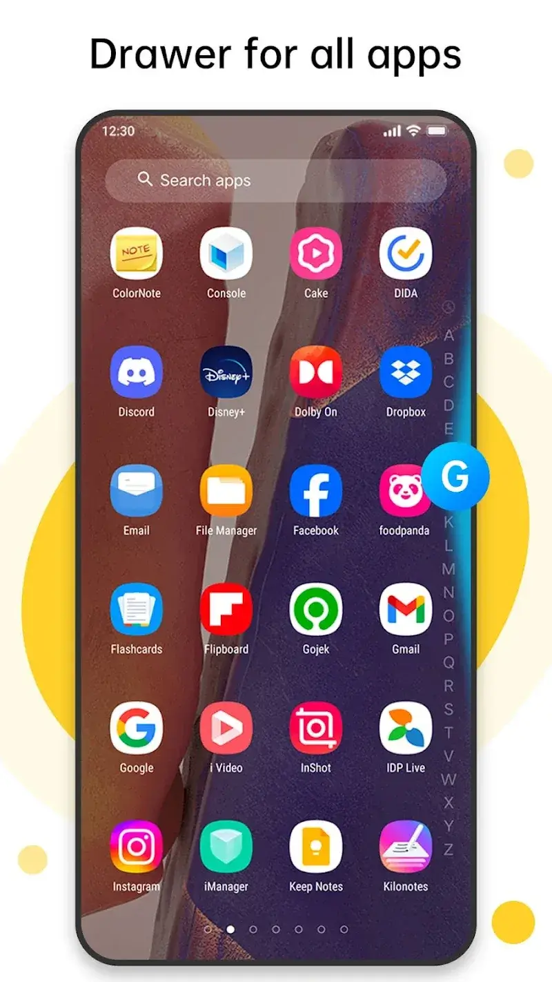 Perfect Galaxy Note20 Launcher tangkapan layar 2