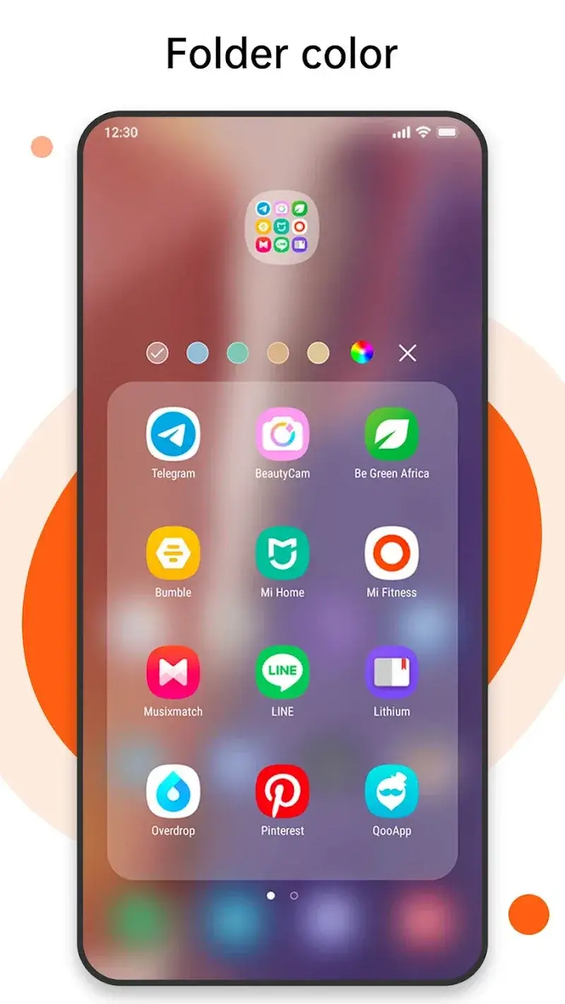 Perfect Galaxy Note20 Launcher tangkapan layar 6