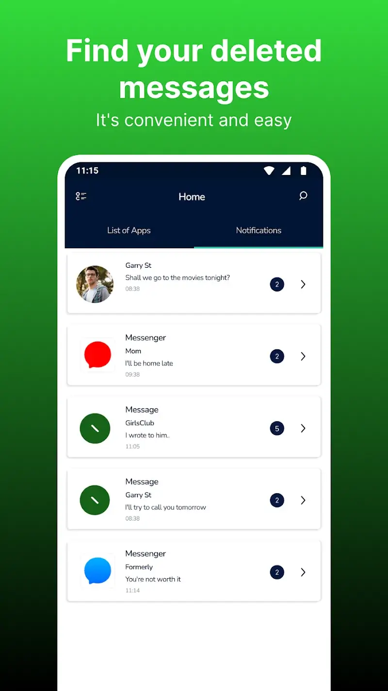 Deleted Messages Recovery screenshot 6