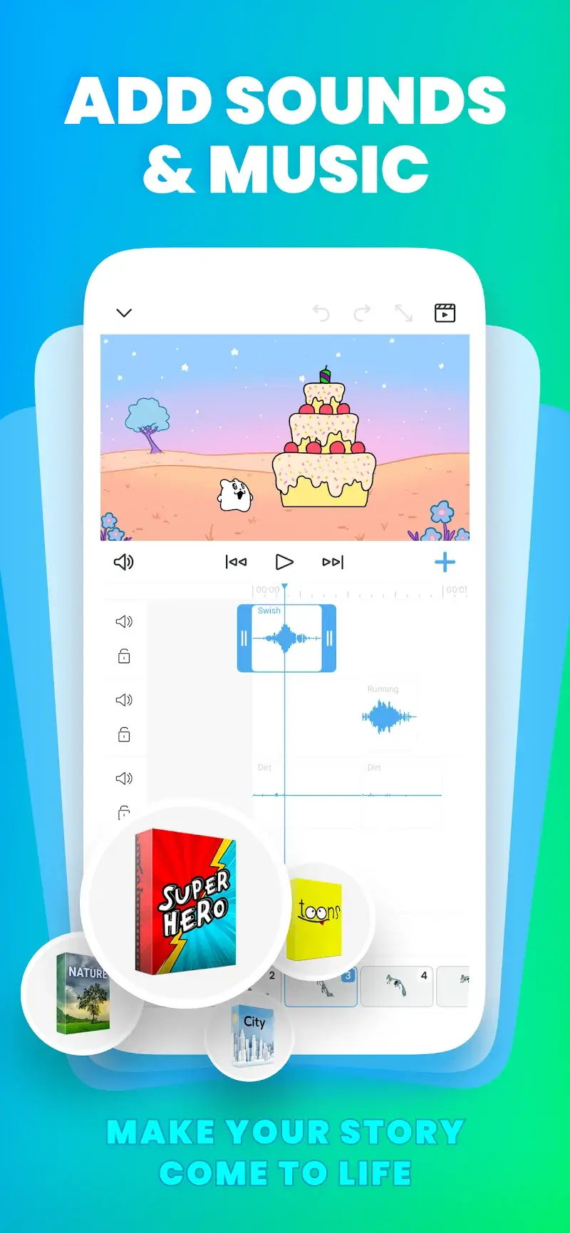 ภาพหน้าจอ FlipaClip 3