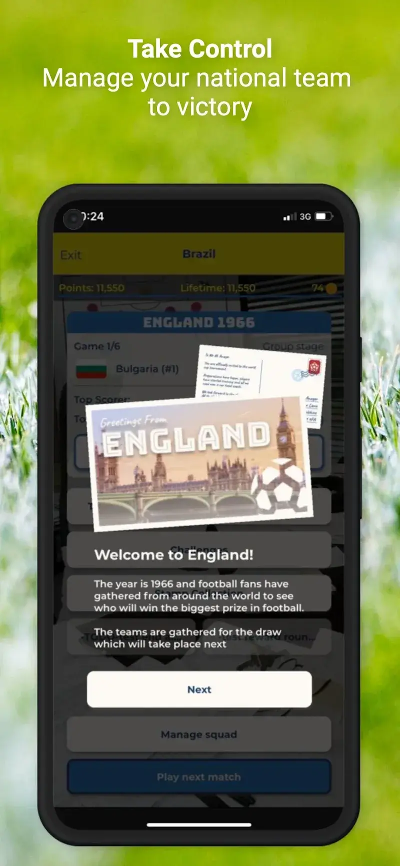 Captura de pantalla de International Football Manager 4