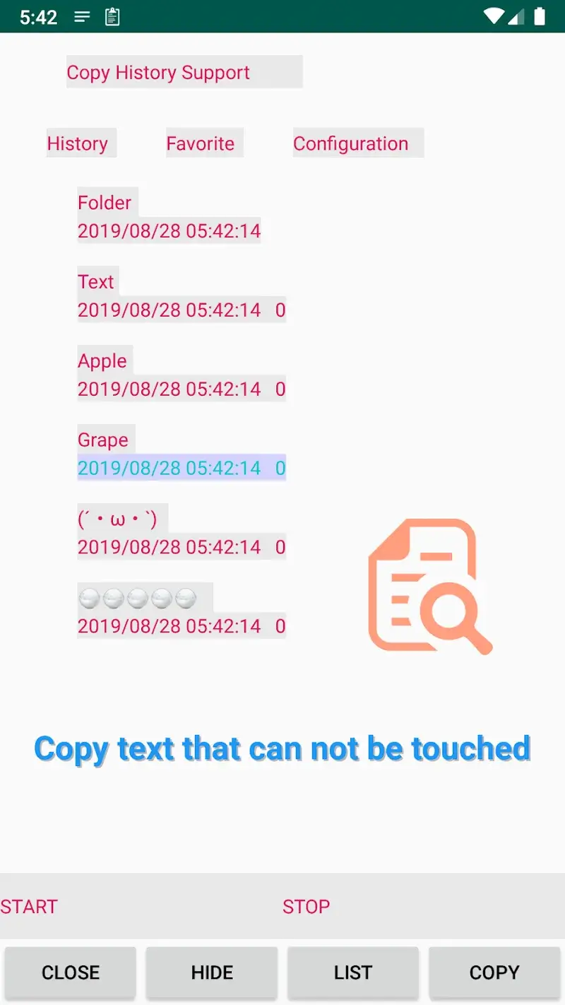 Capture d'écran 4 de Clipboard Manager