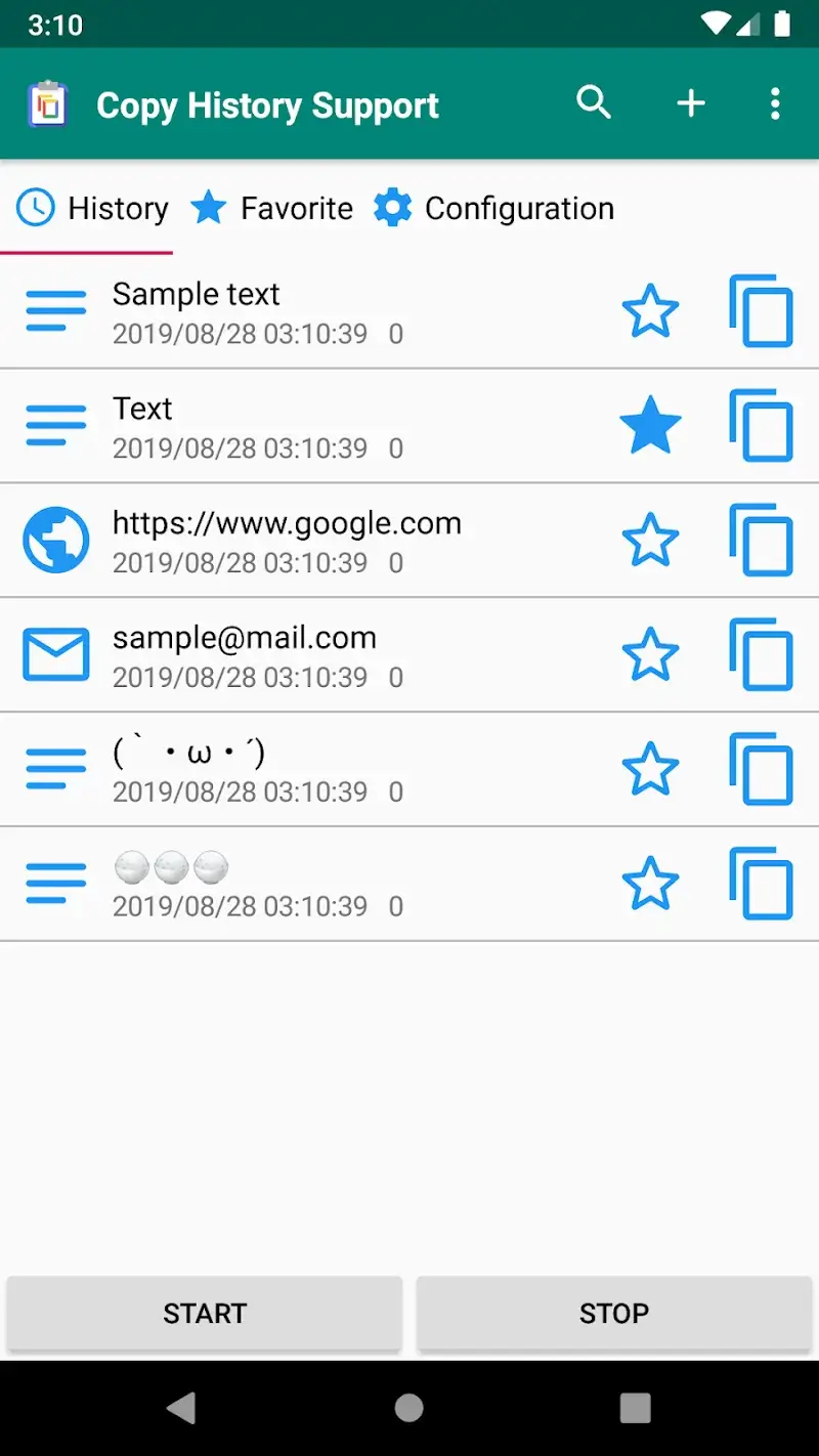 Capture d'écran 1 de Clipboard Manager
