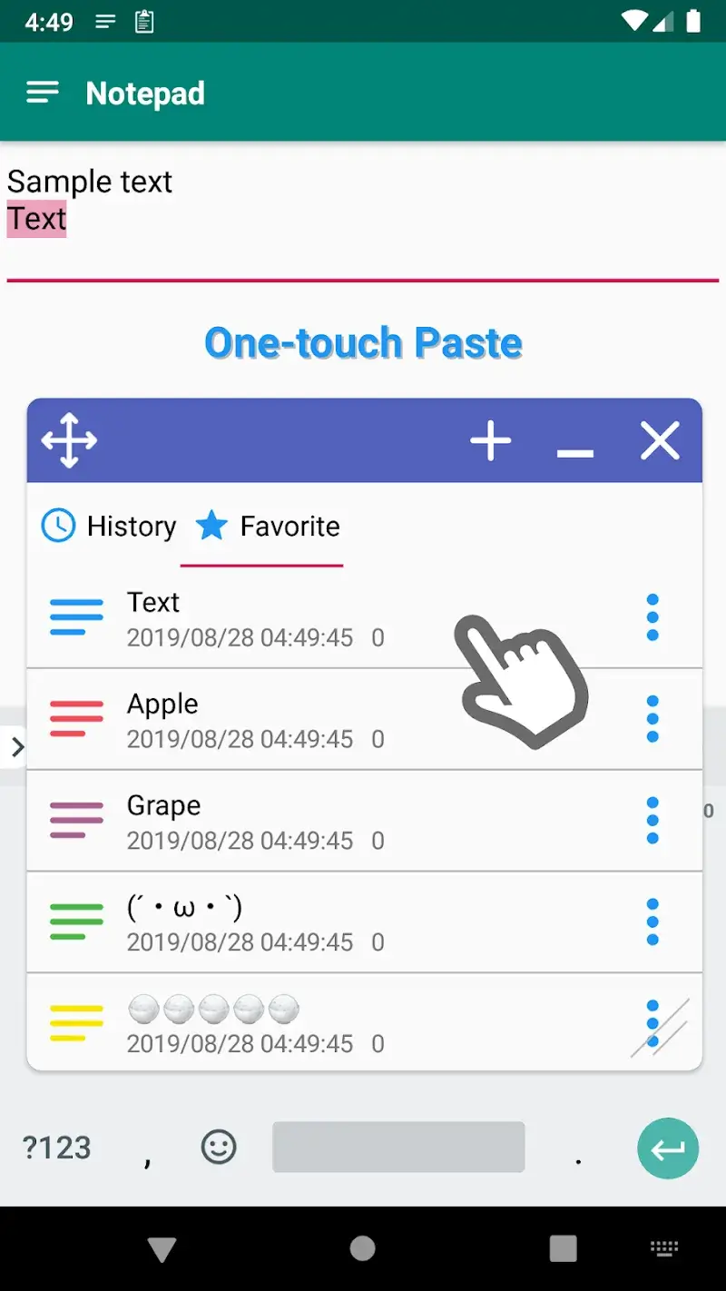Capture d'écran 2 de Clipboard Manager
