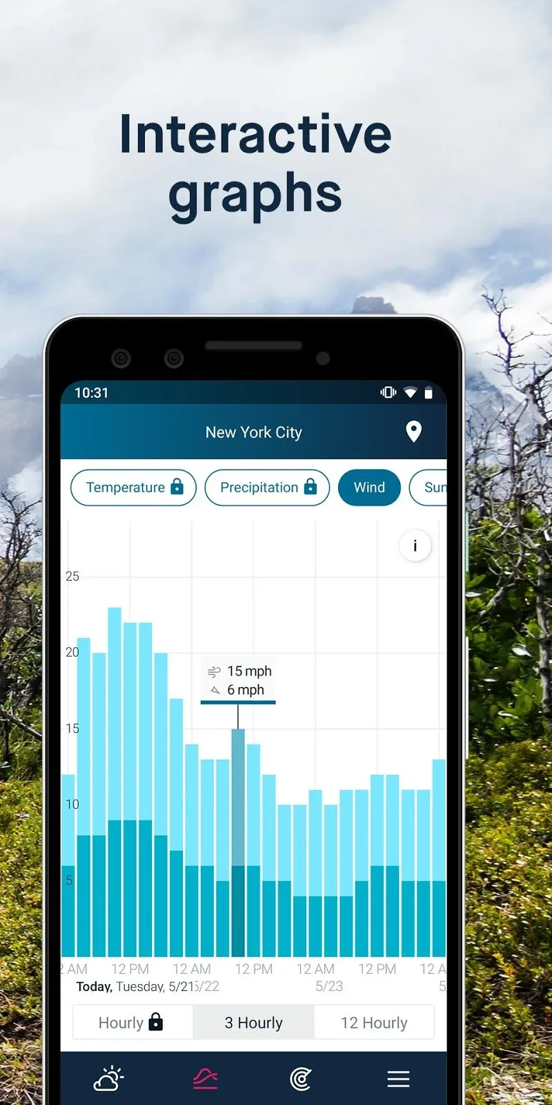 ภาพหน้าจอแอป WeatherPro 5