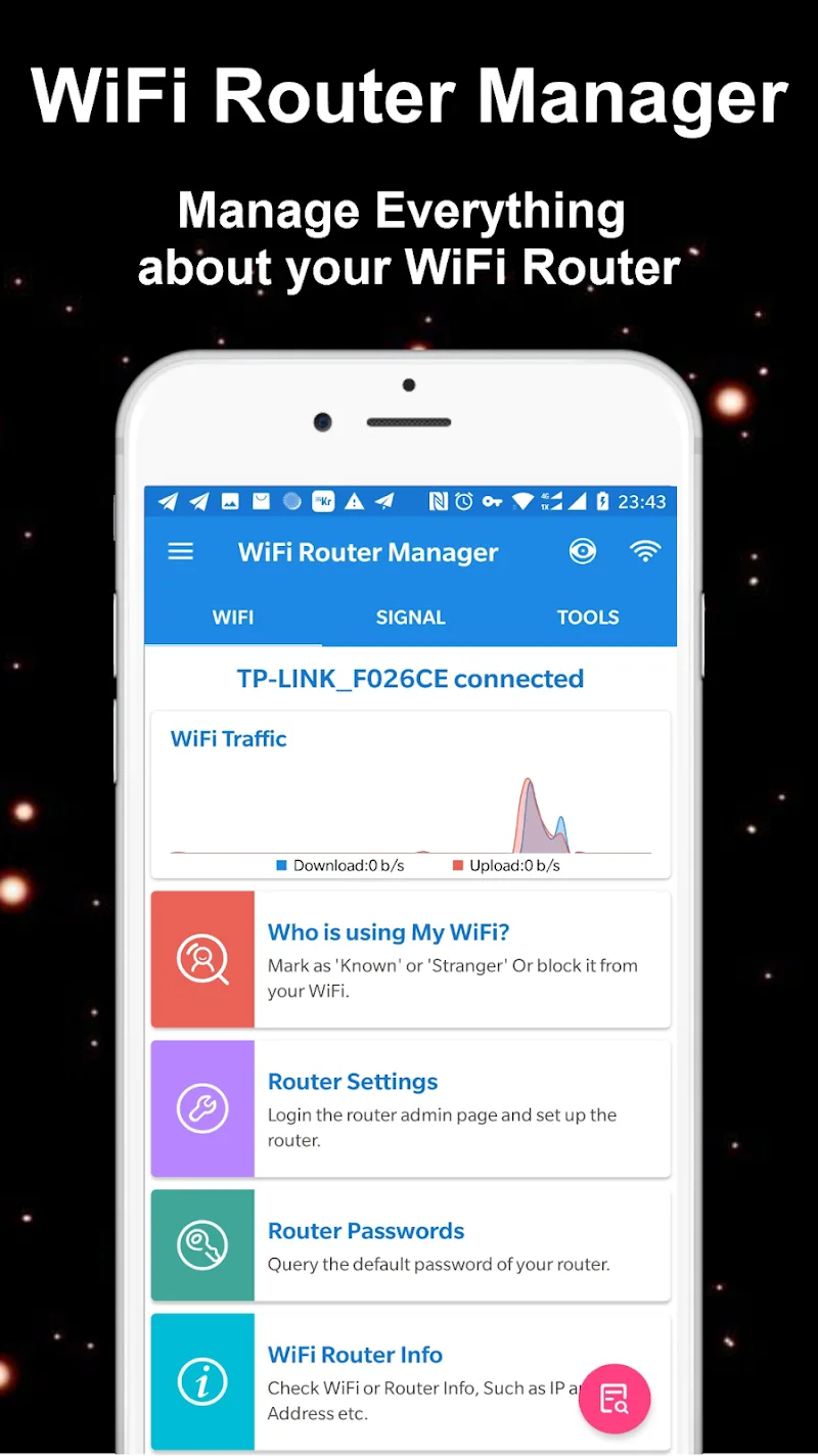 Vista previa 1 de la app WiFi Router Manager Pro