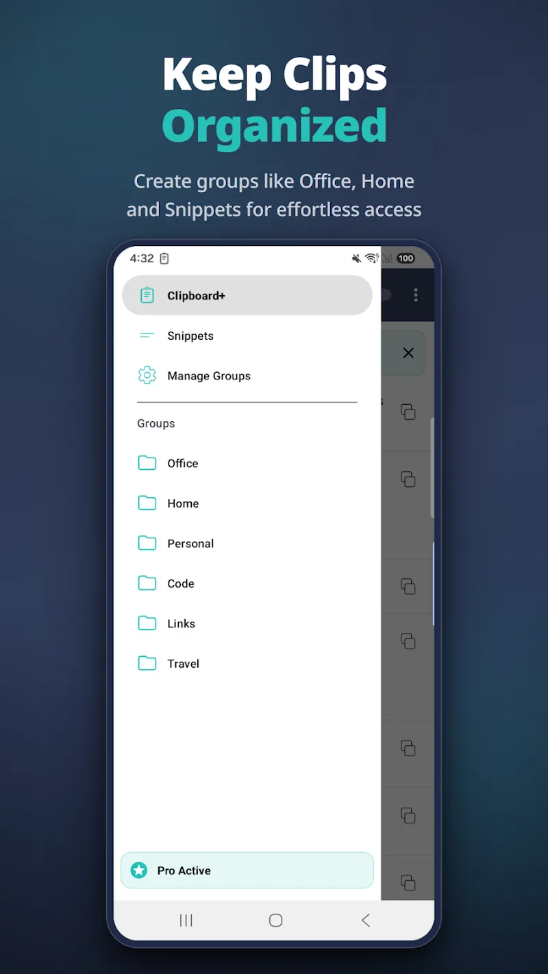 Captura de pantalla de Clipboard+ 5