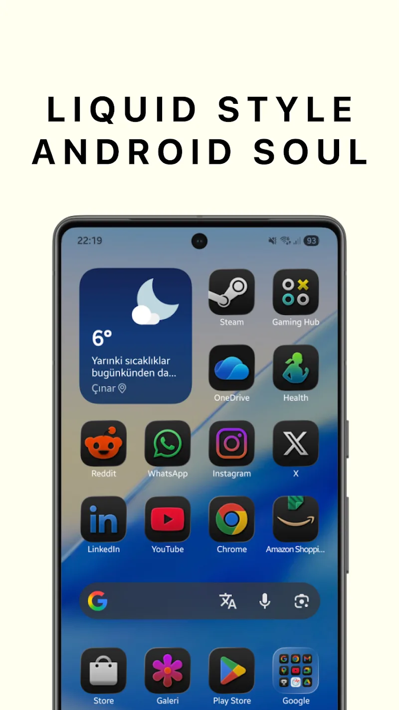 LiqUI Glossy - Dark screenshot 1