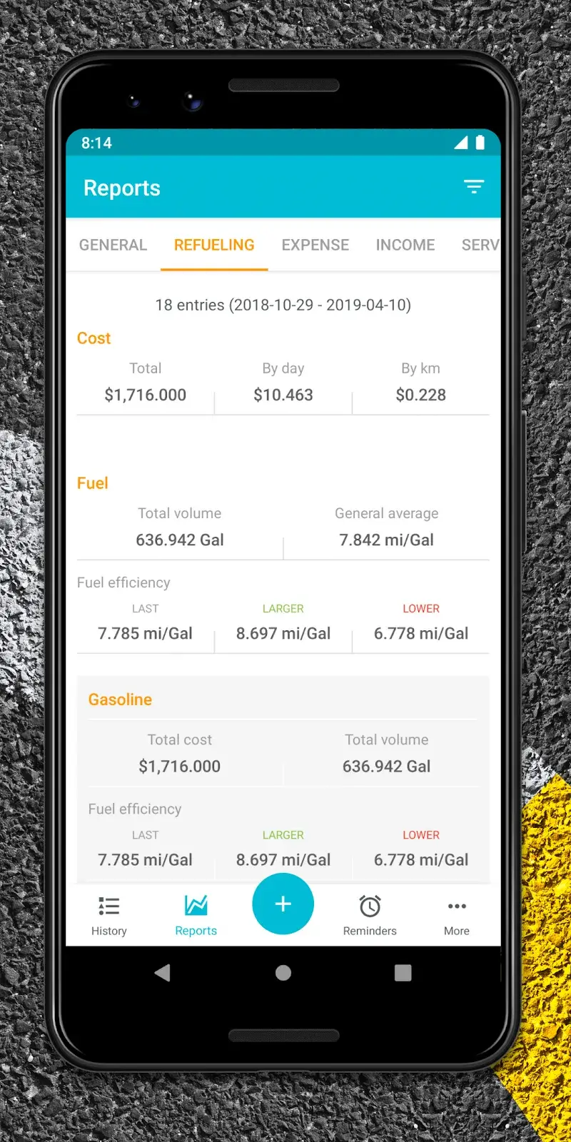 Drivvo Screenshot 3