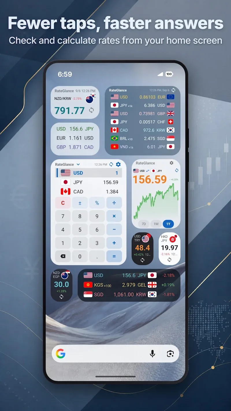 Screenshot RateGlance 3