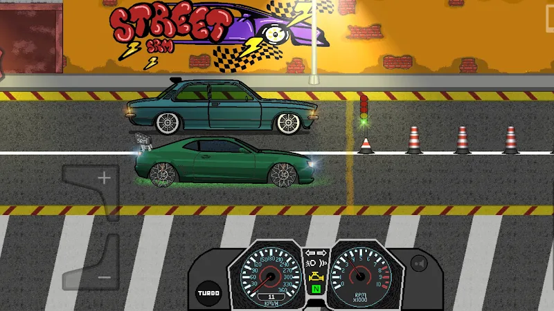 Captura de pantalla del gameplay de Street Racing Mechanic 5