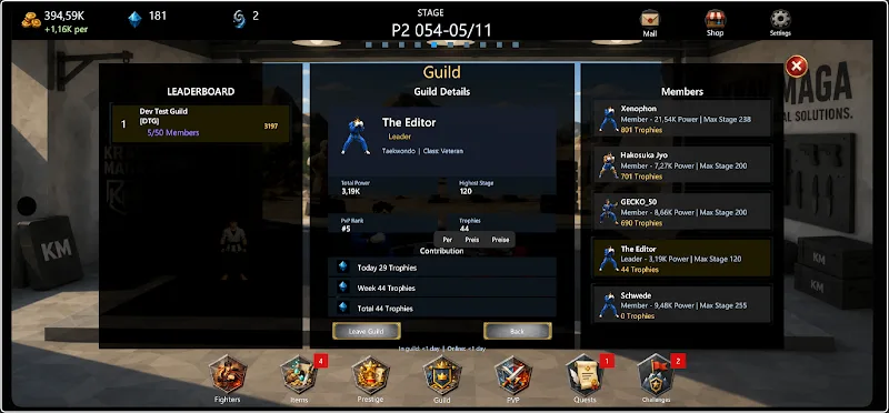 Capture d'écran Idle Fighter 2