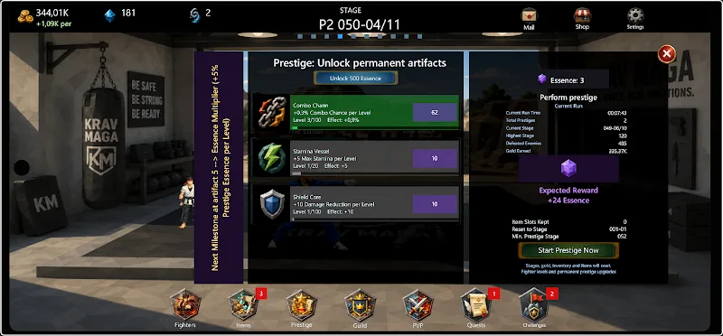 Capture d'écran Idle Fighter 3