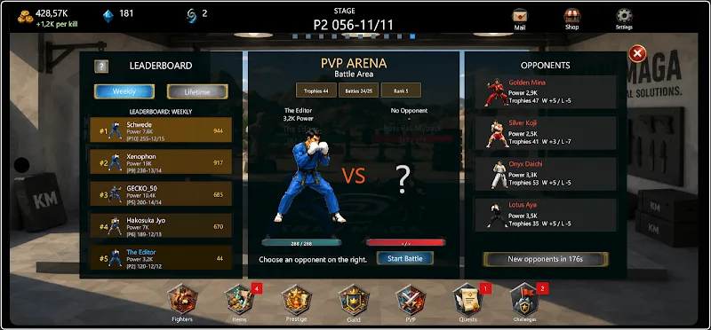 Capture d'écran d'Idle Fighter 6