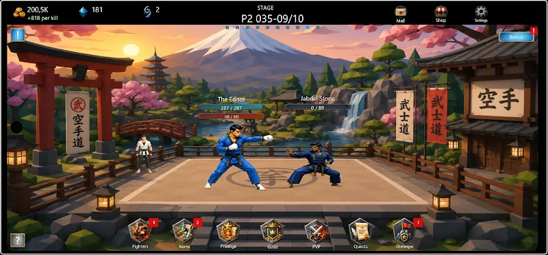 Capture d'écran Idle Fighter 1