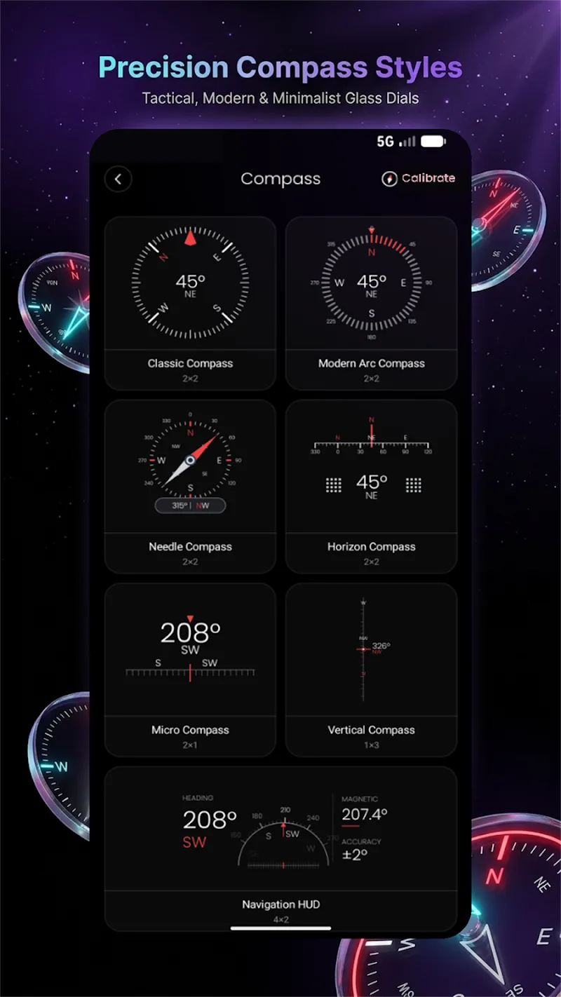 Capture d'écran Crystal Glass Widget Pro 2
