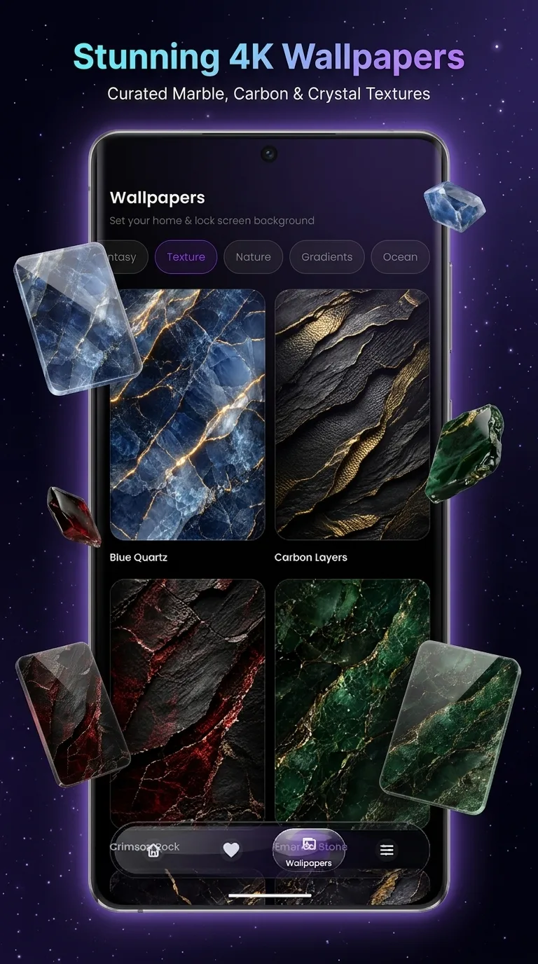 Capture d'écran Crystal Glass Widget Pro 5