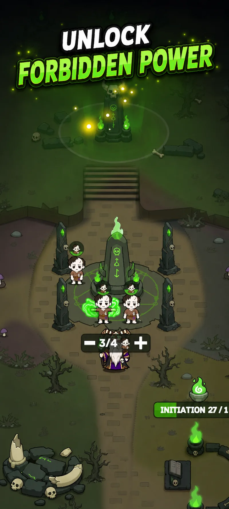 Captura de tela 5 de Idle Necromancer Tycoon