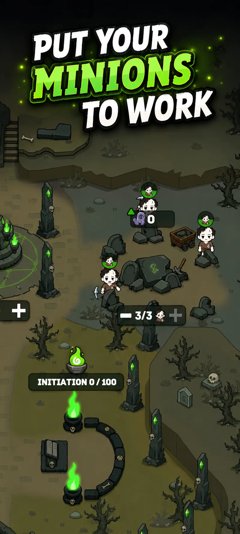 Captura de tela 2 de Idle Necromancer Tycoon