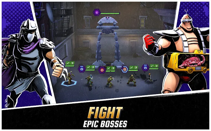Captura de tela de prévia 2 de Ninja Turtles: Legends