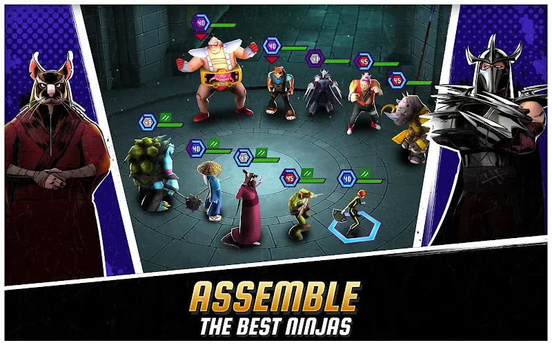 Captura de tela de prévia 1 de Ninja Turtles: Legends
