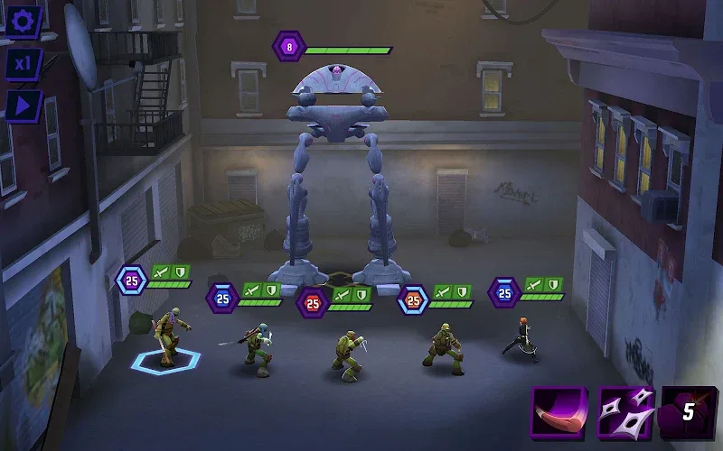 Captura de tela 6 da prévia de Ninja Turtles: Legends