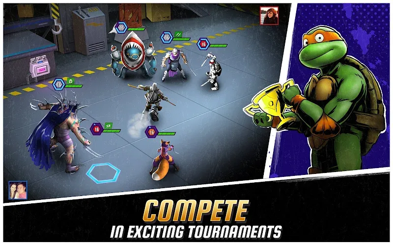 Captura de tela de prévia 3 de Ninja Turtles: Legends