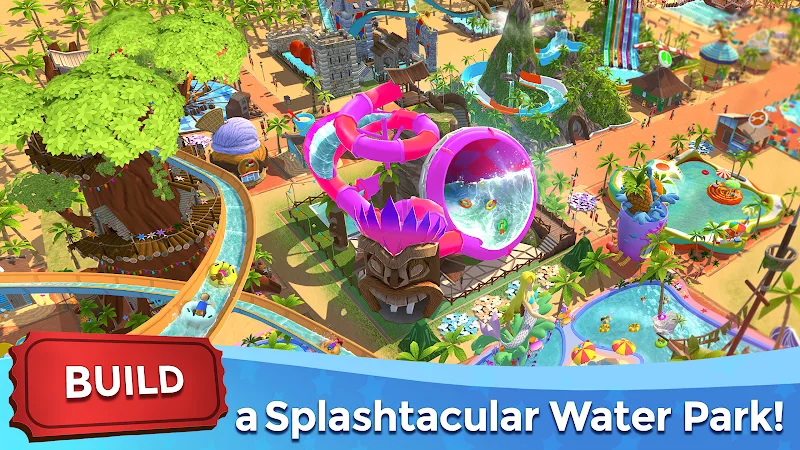 Captura de pantalla de RollerCoaster Tycoon Touch 4