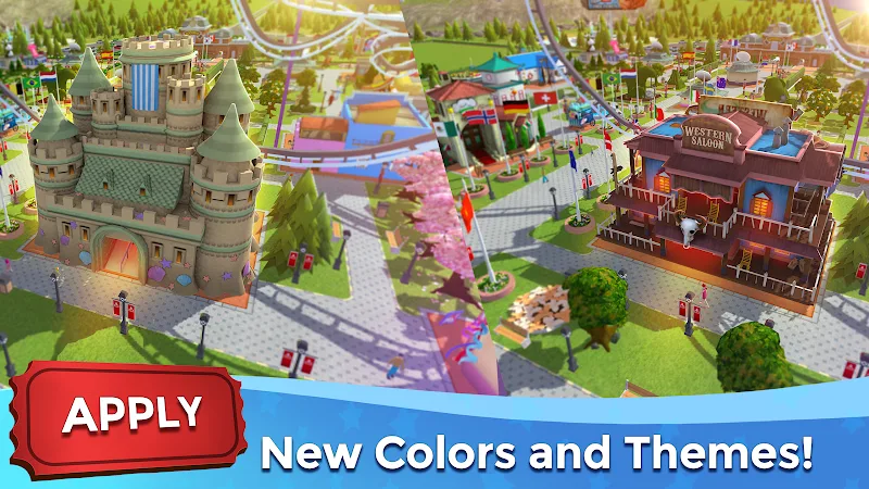 Captura de pantalla de RollerCoaster Tycoon Touch 5