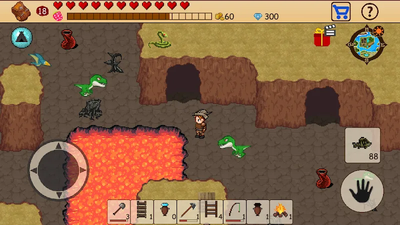 Aperçu en jeu de Survival RPG: Open World Pixel 5