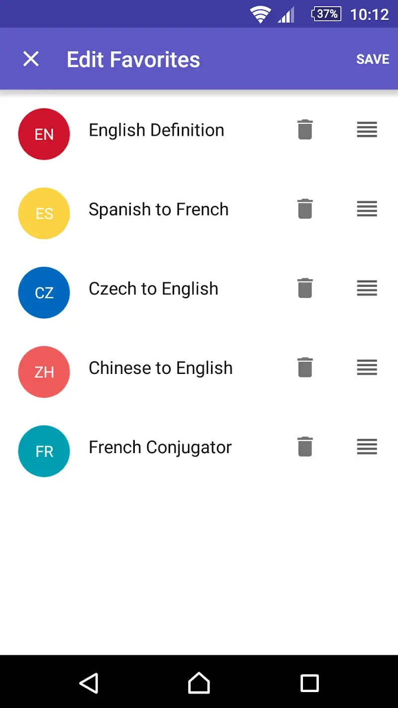 WordReference.com Dictionaries screenshot 6