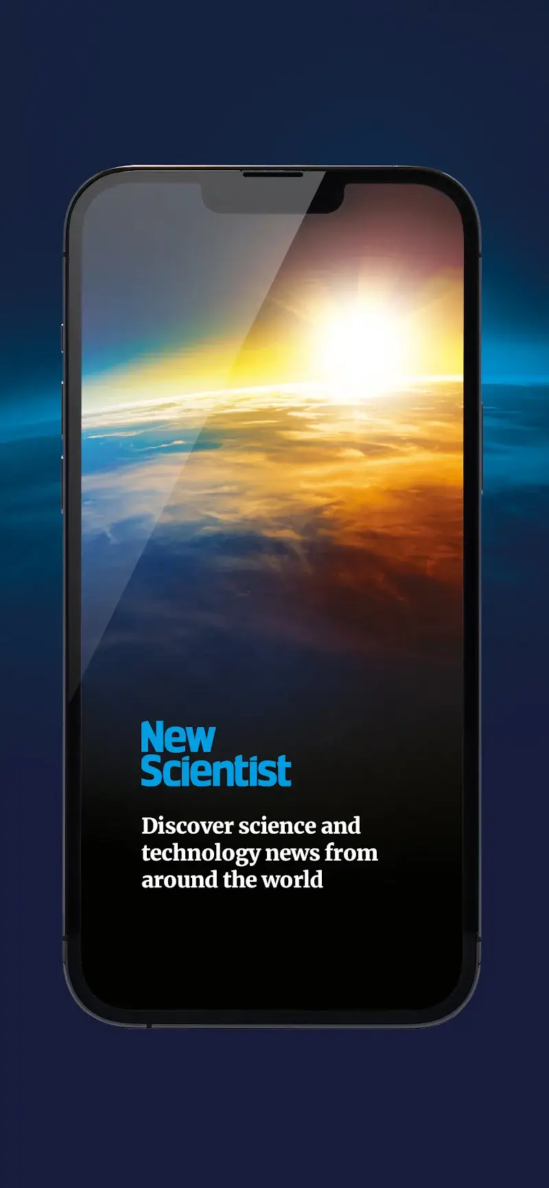 Capture d'écran de l'application New Scientist 1