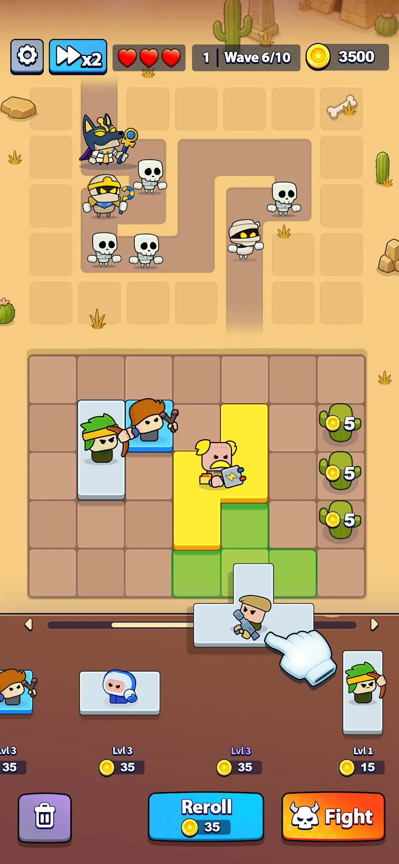 Screenshot gameplay Bag Block 2