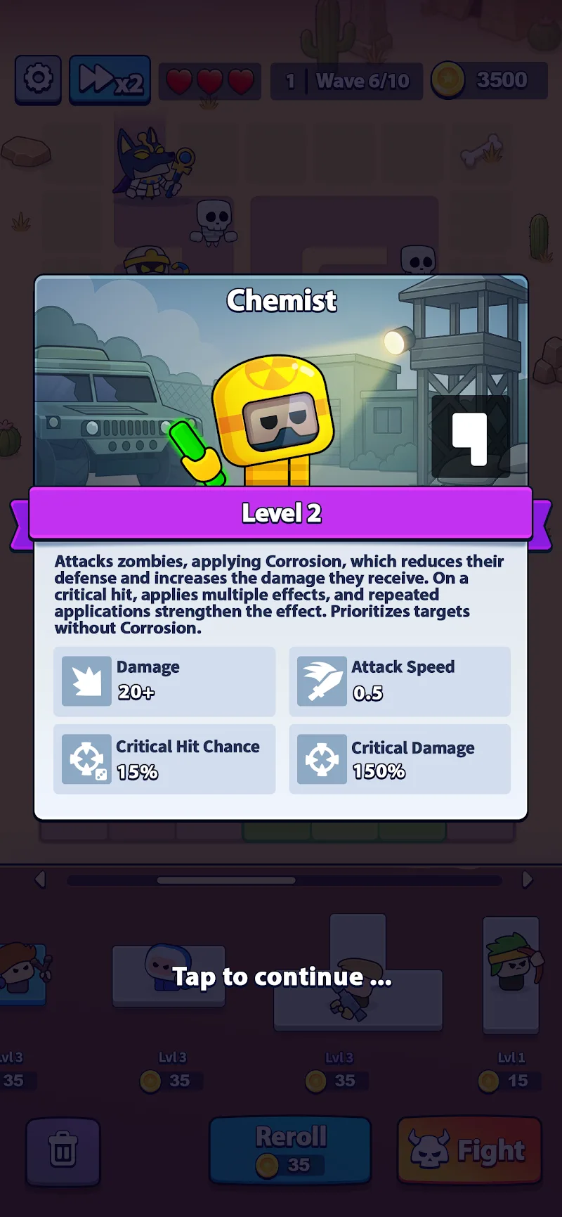 Tangkapan layar gameplay Bag Block 6