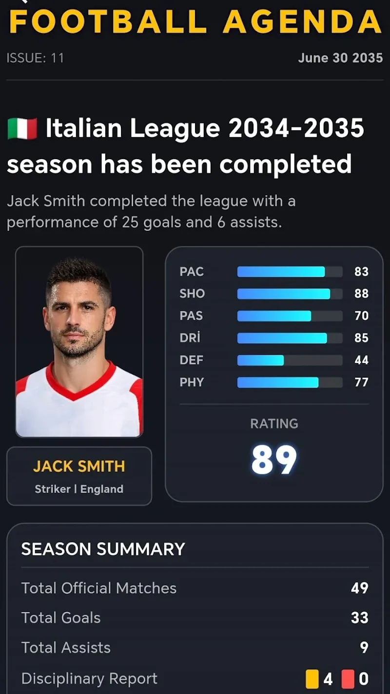 Footballer Career ekran görüntüsü 6
