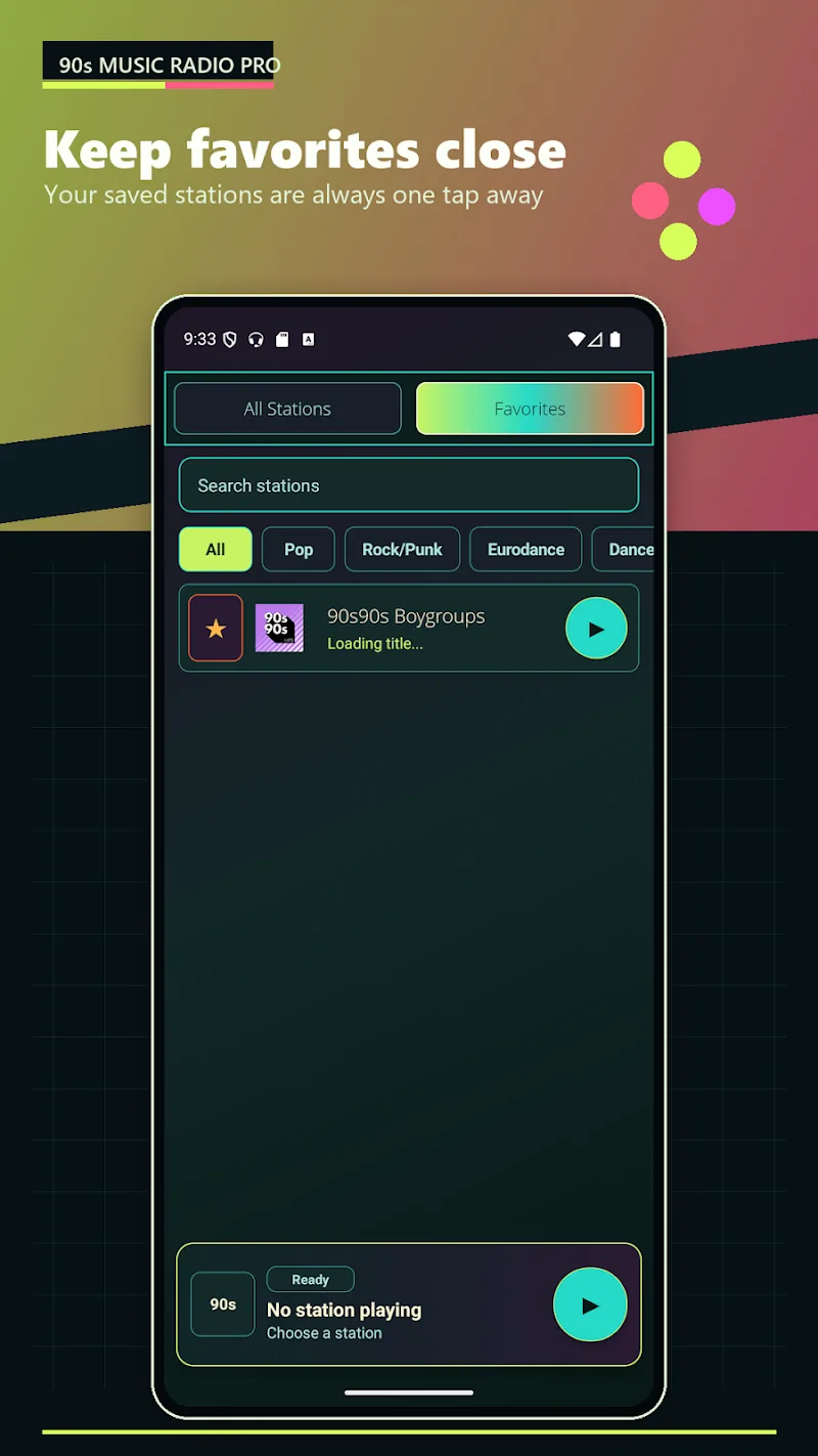 90s Music Radio Pro capture d'écran 4