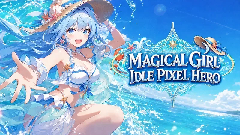 Capture d'écran de gameplay Magical Girl: Idle Pixel Hero 1