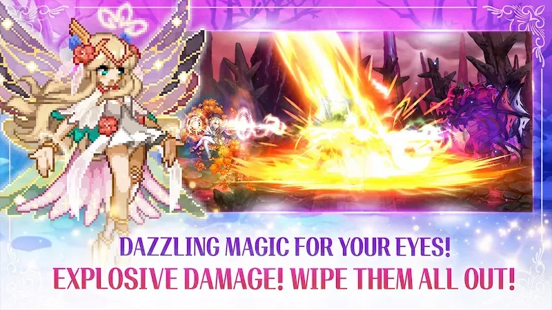 Capture d'écran de gameplay 5 de Magical Girl: Idle Pixel Hero