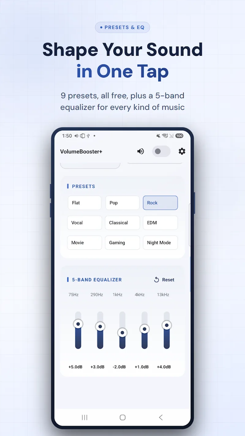 VolumeBooster+ preview screenshot 2