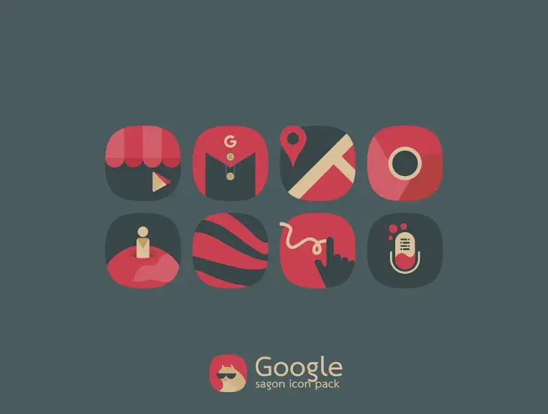Sagon: Dark Icon Pack screenshot 5