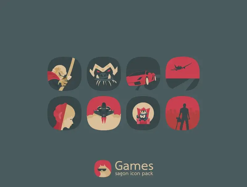Sagon: Dark Icon Pack screenshot 4