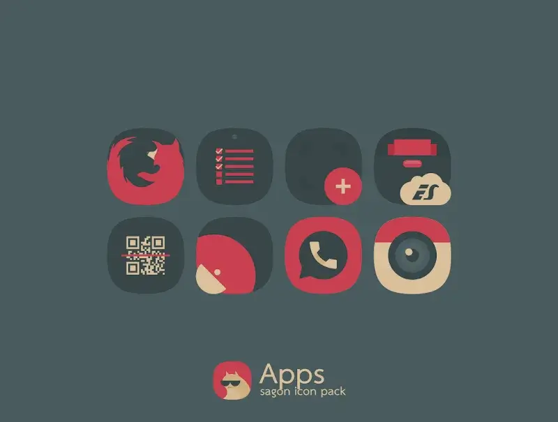 Sagon: Dark Icon Pack screenshot 3